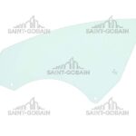 RH DOOR GLASS GREEN (2 HOLES) - SEKURIT